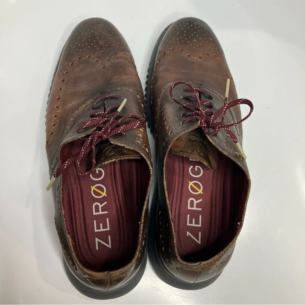 Cole‎ Haan Zerogrand leather wingtip Oxford shoes size 9